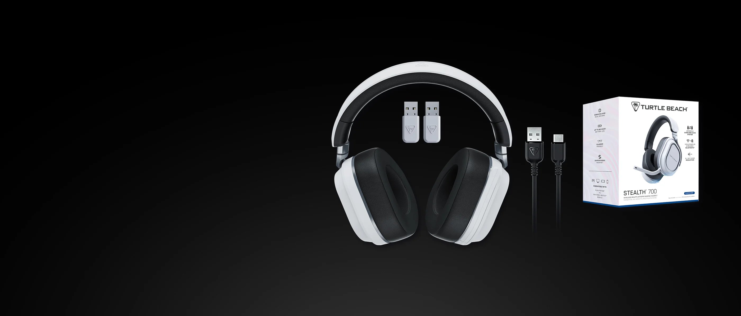 Turtle Beach Stealth 700 Wireless Gaming Headset – PlayStation – White