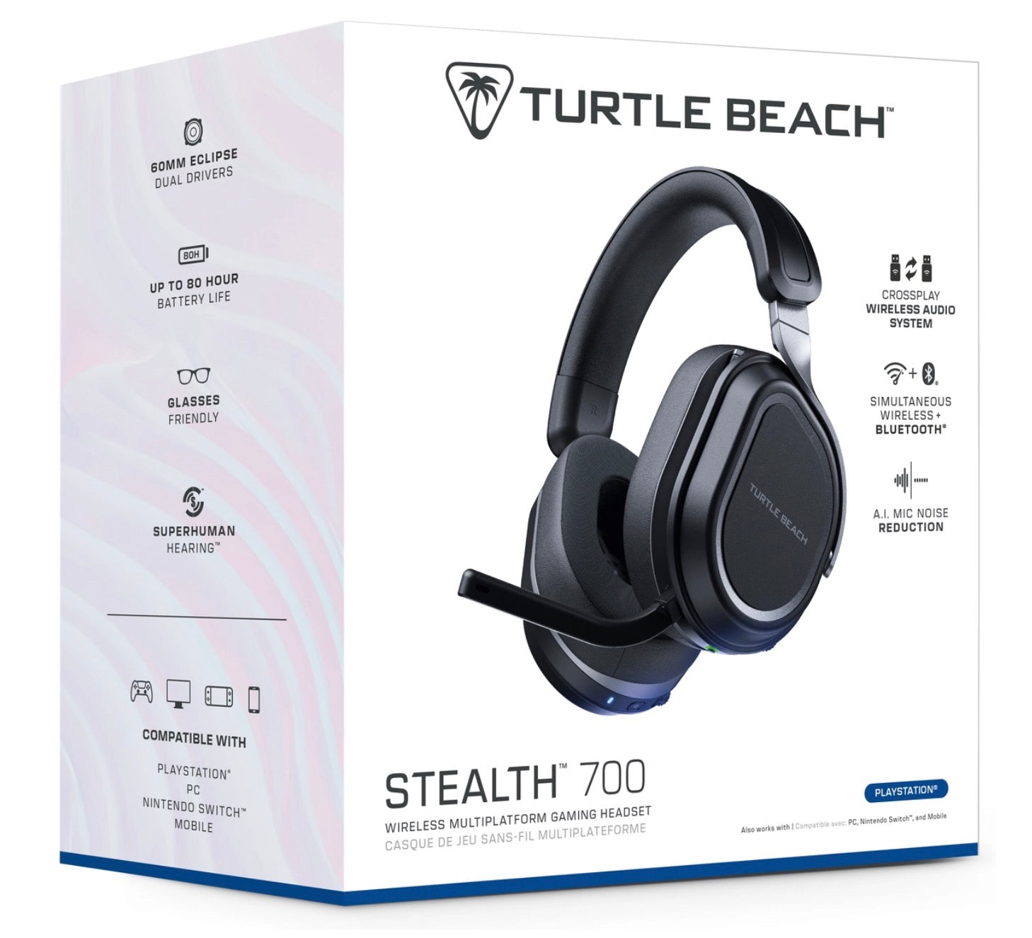 Turtle Beach Stealth 700 Wireless Gaming Headset – PlayStation – black