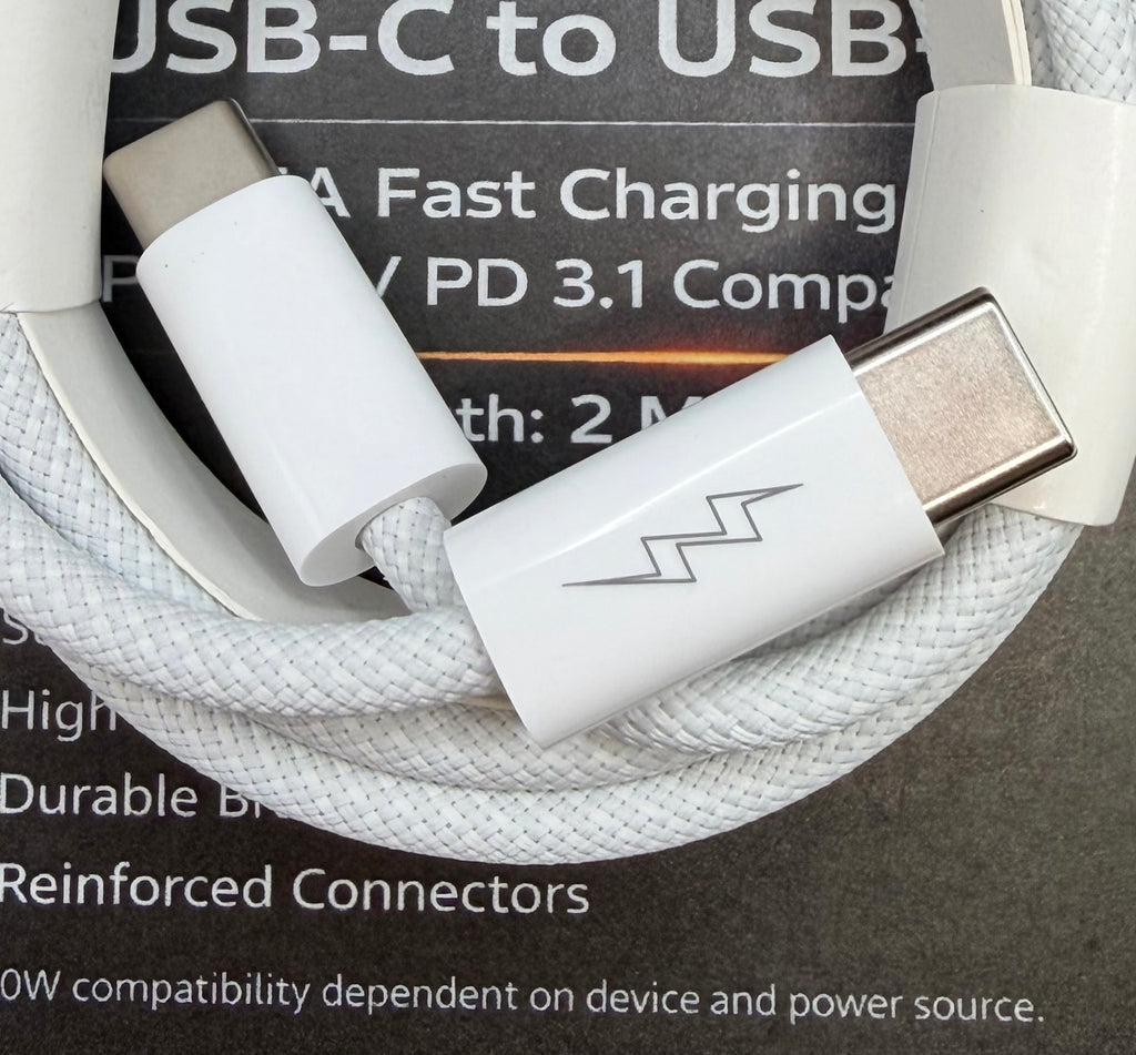HyperVolt 100W USB-C to USB-C Fast Charging Cable (1M / 2M)