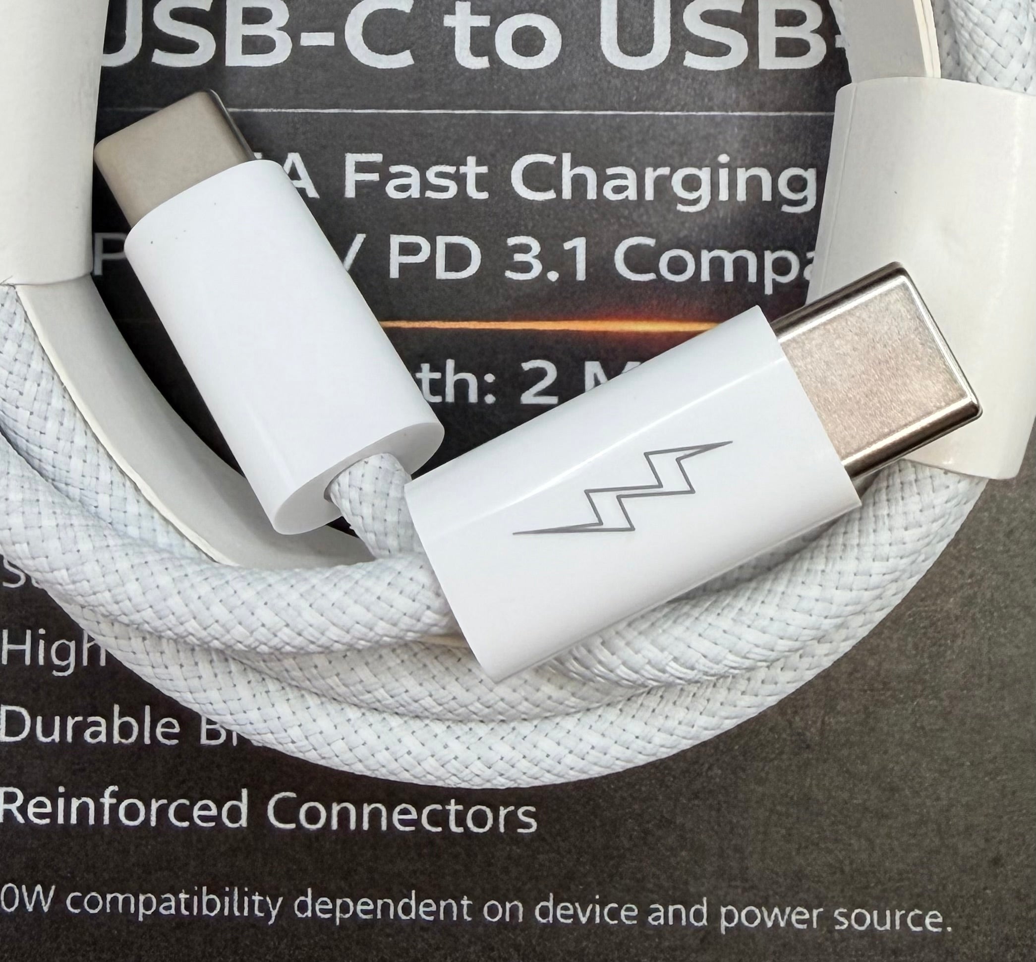 HyperVolt 100W USB-C to USB-C Fast Charging Cable (1M / 2M)